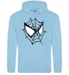 Чоловіча толстовка (худі) Spider man mask Блакитний фото