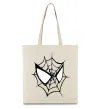 Еко-сумка Spider man mask Бежевий фото