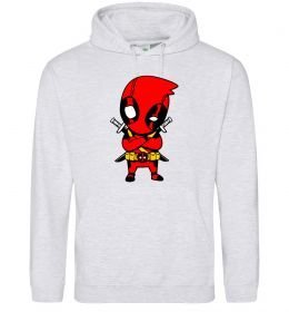 Чоловіча толстовка (худі) Дедпул з мечами Чоловіча толстовка (худі) Дедпул з мечами