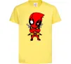 Детская футболка Дедпул з мечами Лимонный фото
