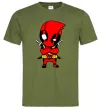 Чоловіча футболка Дедпул з мечами Оливковий Чоловіча футболка Дедпул з мечами Оливковий фото