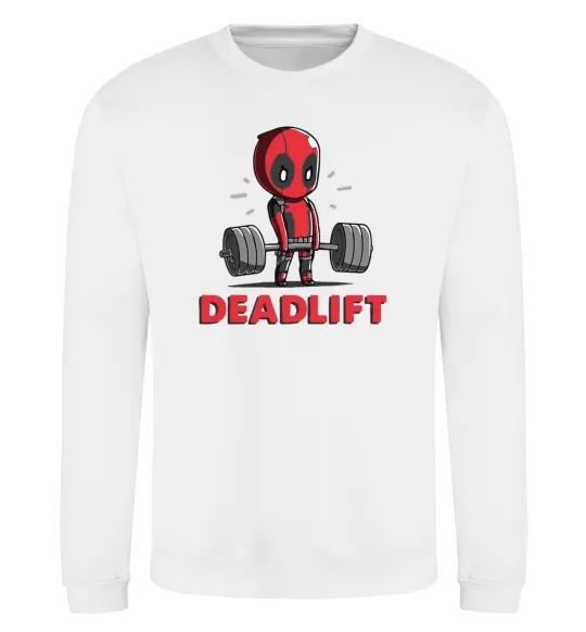 Світшот Deadlift Білий фото