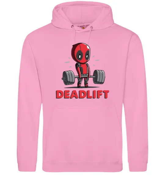 Чоловіча толстовка (худі) Deadlift Рожевий фото