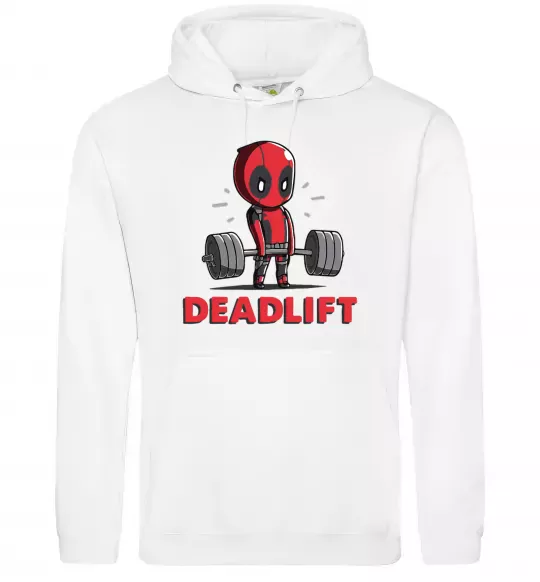 Жіноча толстовка (худі) Deadlift Білий фото