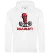 Жіноча толстовка (худі) Deadlift Білий фото