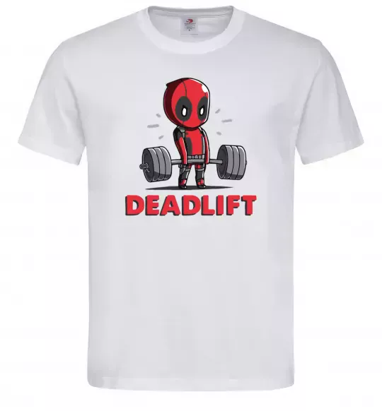 Чоловіча футболка Deadlift Білий фото