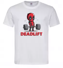 Чоловіча футболка Deadlift Білий фото