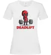 Жіноча футболка Deadlift Білий фото