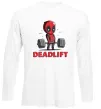 Лонгслив Deadlift Белый фото