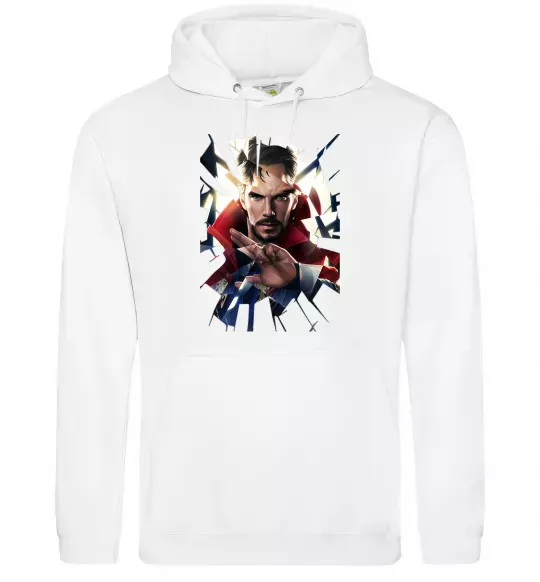 Женская толстовка (худи) Доктор Стрендж скло Белый фото