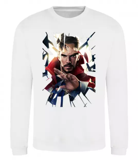 Світшот Доктор Стрендж скло Білий фото