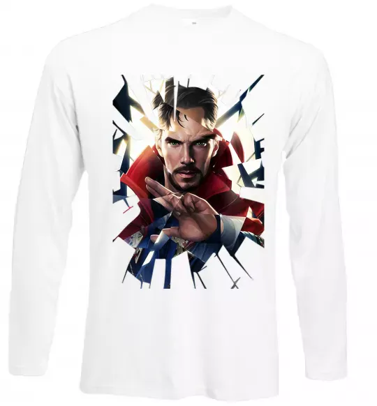 Лонгслив Доктор Стрендж скло Белый фото