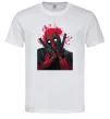 Мужская футболка Дедпул розчулюється Белый фото
