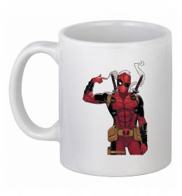 Чашка керамічна Дедпул рука