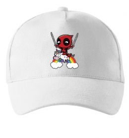 Кепка Дедпул на веселці