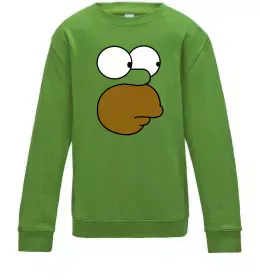 Детский Свитшот The Simpsons Homer Черный фото Детский Свитшот The Simpsons Homer Черный фото