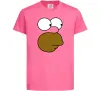 Дитяча футболка Обличчя Гомера Яскраво-рожевий фото