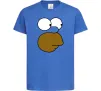 Дитяча футболка Обличчя Гомера Яскраво-синій фото