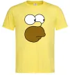 Мужская футболка Обличчя Гомера Лимонный Мужская футболка Обличчя Гомера Лимонный фото