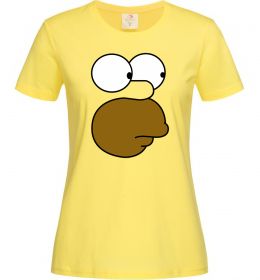 Женская футболка Обличчя Гомера Женская футболка Обличчя Гомера