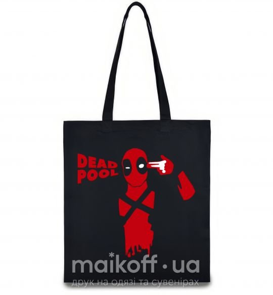 Еко-сумка Deadpool shot Чорний фото