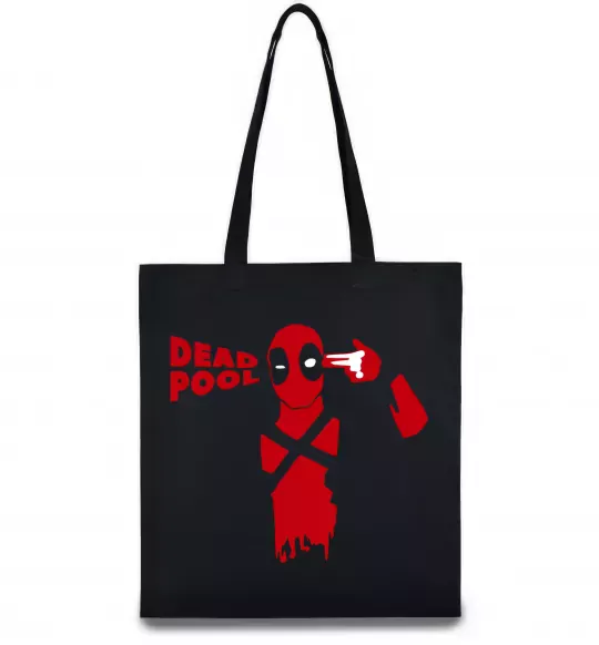 Еко-сумка Deadpool shot Чорний фото