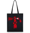 Еко-сумка Deadpool shot Чорний фото