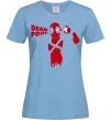 Женская футболка Deadpool shot Голубой Женская футболка Deadpool shot Голубой фото