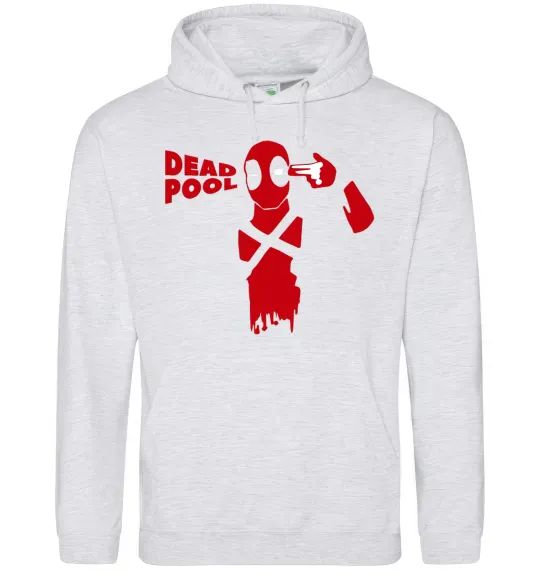 Жіноча толстовка (худі) Deadpool shot Сірий меланж фото