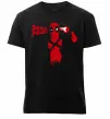 Чоловіча преміум футболка Deadpool shot Чорний фото