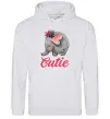 Жіноча толстовка (худі) Cutie elefant Сірий меланж Жіноча толстовка (худі) Cutie elefant Сірий меланж фото