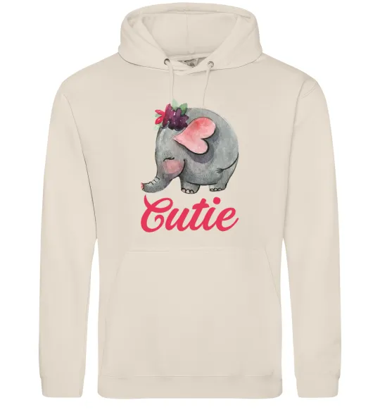 Женская толстовка (худи) Cutie elefant Таш фото