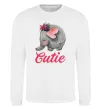 Світшот Cutie elefant Білий фото