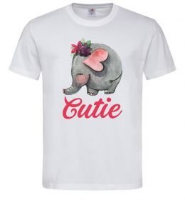 Мужская футболка Cutie elefant