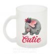 Чашка скляна Cutie elefant Фроузен фото