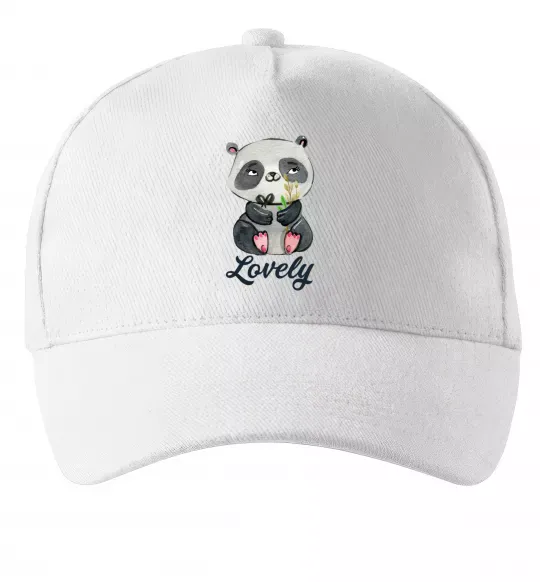 Кепка Lovely panda Белый фото