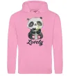 Жіноча толстовка (худі) Lovely panda Рожевий фото