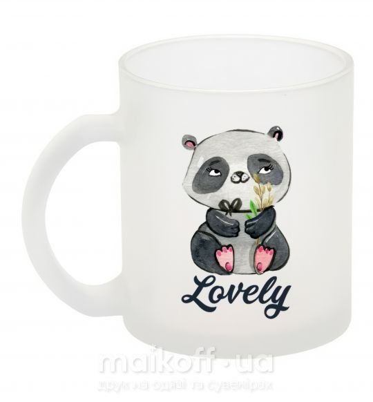 Чашка стеклянная Lovely panda Фроузен фото