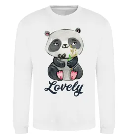 Свитшот Lovely panda Белый фото
