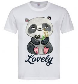 Мужская футболка Lovely panda