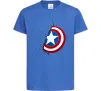 Детская футболка Щит Капітана Америка Ярко-синий Детская футболка Щит Капітана Америка Ярко-синий фото