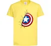 Детская футболка Щит Капітана Америка Лимонный Детская футболка Щит Капітана Америка Лимонный фото