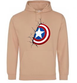 Жіноча толстовка (худі) Щит Капітана Америка