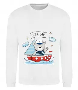 Свитшот Створюю найкращу людину Черный фото