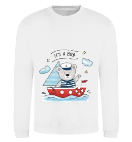 Свитшот It's a boy bear Белый фото