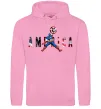 Чоловіча толстовка (худі) America Captain Рожевий фото