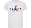 Дитяча футболка America Captain Білий Дитяча футболка America Captain Білий фото