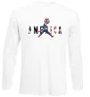 Лонгслив America Captain Белый фото