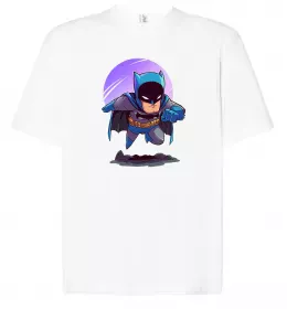 Футболка Оверсайз Batman cartoon Белый фото