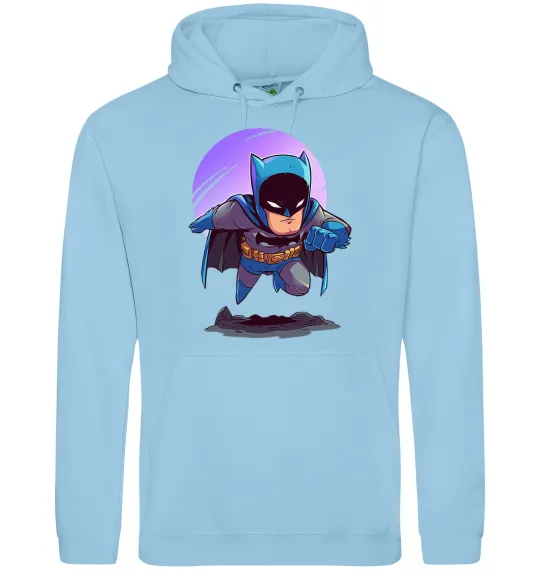 Чоловіча толстовка (худі) Бетмен принт Блакитний фото